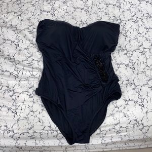 Badgley Mischka one piece bathing suit